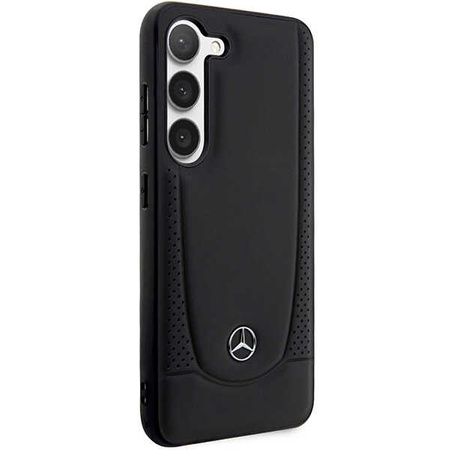 Mercedes nakładka do Samsung S23 FE MEHCS23FEARMBK MB HC LEATHER URBAN czarna