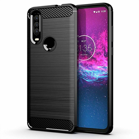 Etui HUAWEI Y6P Pancerne Carbon czarne