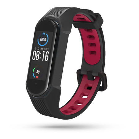 TECH-PROTECT ARMOUR XIAOMI MI SMART BAND 5 / 6 / 6 NFC BLACK/RED