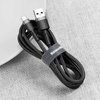 Baseus Cafule Cable - Kabel do ładowania i transmisji danych USB do USB-C 3 A, 1 m (szary/czarny)