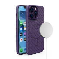 MagSafe Woven Case für iPhone 15 – Lila