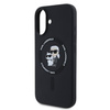 Karl Lagerfeld KLHMP16SSCMKCRHK iPhone 16 czarny/black HC MagSafe Silicone KC Heads Ring