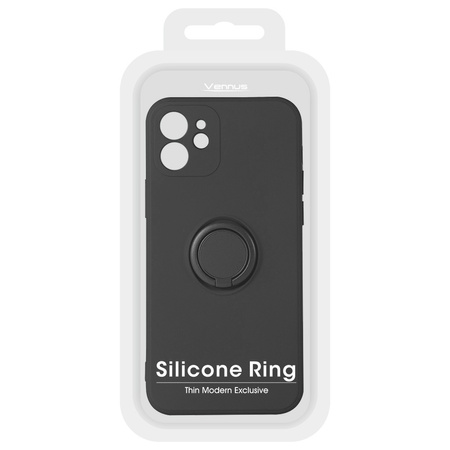 Vennus Silicone Ring do Samsung Galaxy S22 Plus Czarny