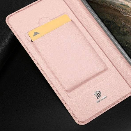 Etui IPHONE 11 PRO z klapką Dux Ducis skórzane Skin Leather czarne