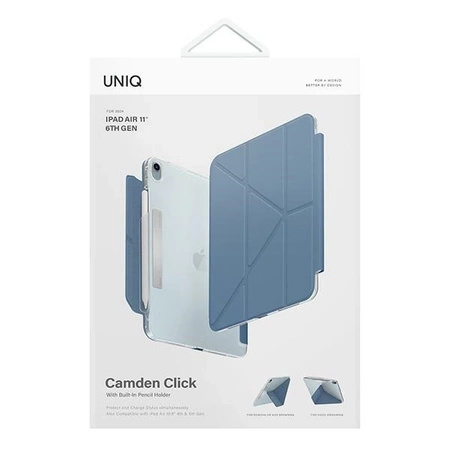 Uniq Camden Click Hülle für iPad Air 11&quot; (2024) - blau