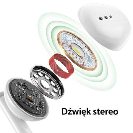 AWEI słuchawki stereo PC-6T USB-C czarny/black