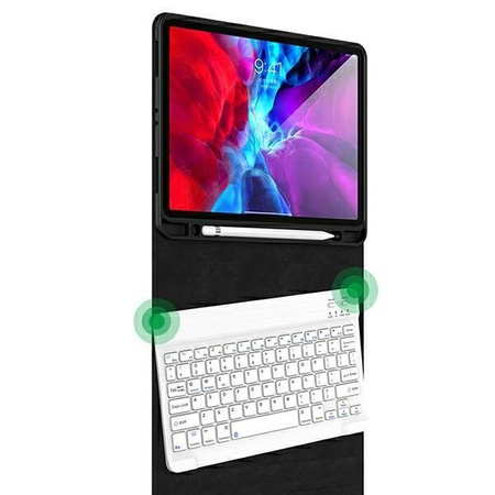 Case IPAD PRO 11.0 2021 USAMS Winro Keyboard White keyboard (IP011YRXX02) green