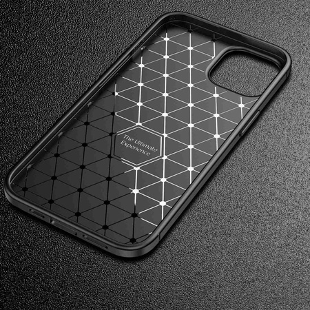 Schutzhülle IPHONE 14 MAX Gepanzerte stoßfeste Nexeri Carbon Fiber schwarz