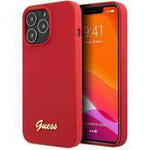 Guess GUHCP13XLSLMGRE iPhone 13 Pro Max 6,7" rot/burgund Hartschale Silikon Vintage Gold Logo