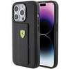 Ferrari nakładka do iPhone 15 Pro Max 6,7&quot; FEHCP15XGSPSIK czarna HC GRIP STAND PU