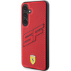 Oryginalne Etui FERRARI hardcase Big SF Perforated FEHCS24SPINR do Samsung Galaxy  S24 Czerwony