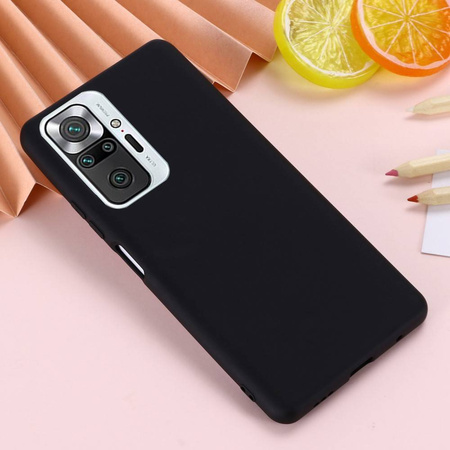 Etui XIAOMI REDMI NOTE 10 PRO Silicone case elastyczne silikonowe czarne