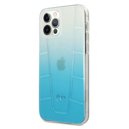 Mercedes MEHCP12MCLGBL iPhone 12/12 Pro 6,1" niebieski/blue hardcase Transparent Line