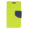 Etui portfel Fancy ALCATEL PIXI 4 limonkowe