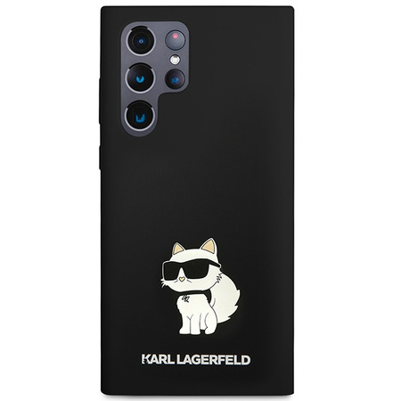 Karl Lagerfeld nakładka do Samsung Galaxy S24 Ultra KLHCS24LSNCHBCK czarna HC SILICONE NFT CHOUPETTE