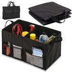 Foldable Car Trunk Organizer black