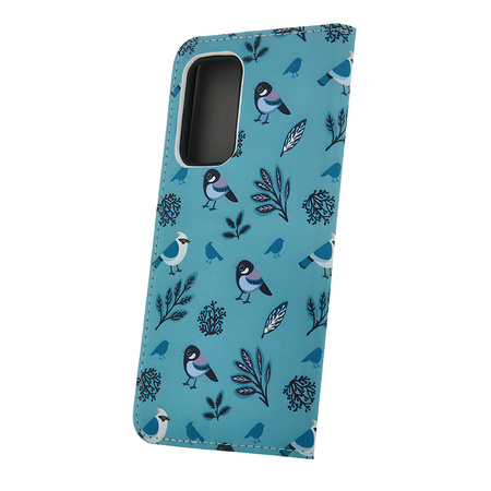 Etui Smart Trendy Winter Birds do Samsung A13 5G / A04S