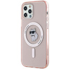 Karl Lagerfeld KLHMP12MHFCCNOP iPhone 12/12 Pro 6.1" różowy/pink hardcase IML Choupette MagSafe