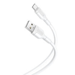 Cable 2.1A 1m USB - USB-C XO NB212 white