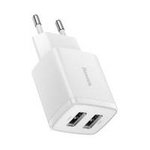 Baseus  Compact  Charger 2U 10.5W EU White