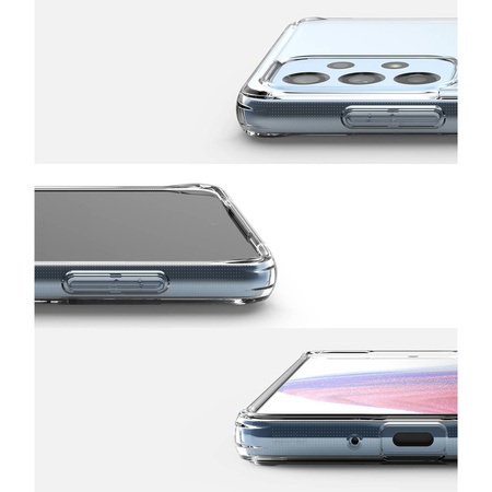 Ringke Fusion TPU Hülle mit Rahmen für Samsung Galaxy A73 transparent