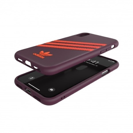 Original Case IPHONE X / XS Adidas OR Moulded Case PU 40561 maroon