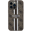 Guess GUHMP13LP4RPSW iPhone 13 Pro / 13 6.1" brązowy/brown hardcase 4G Printed Stripes MagSafe