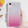 Case IPHONE 13 Glitter silver & pink