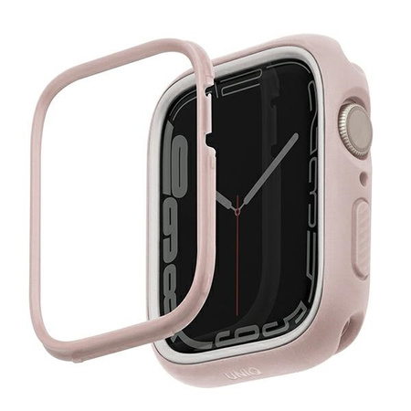 UNIQ etui Moduo Apple Watch Series  4/5/6/7/8/SE 44/45mm różowy-biały/blush-white