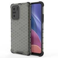 Honeycomb etui pancerny pokrowiec z żelową ramką Xiaomi Redmi K40 Pro+ / K40 Pro / K40 / Poco F3 czarny