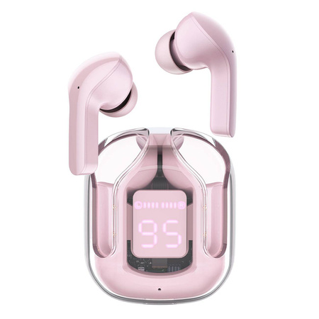 Acefast in -ear wireless headphones TWS Bluetooth pink (T6 pink lotus)