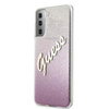 Guess GUHCS21MPCUGLSPI S21+ G996 różowy/pink hardcase Glitter Gradient Script