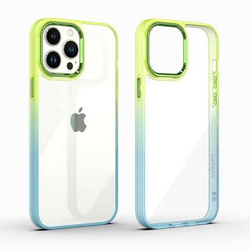 Schutzhülle IPHONE 11 PRO MX Rainbow grün-blau