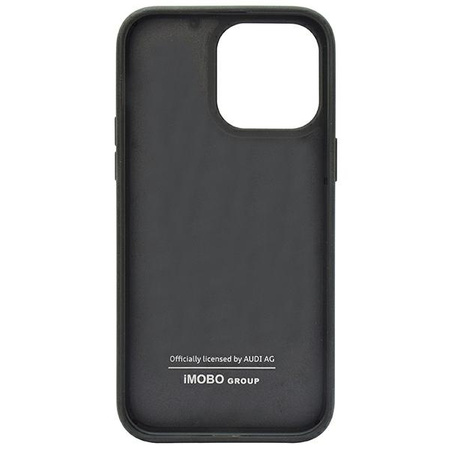 Audi Carbon Fiber Stripe iPhone 14 Pro 6.1" czarny/black hardcase AUS-TPUPCIP14P-R8/D1-BK