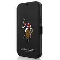 US Polo USFLBKP12SPUGFLBK iPhone 12 mini 5,4" czarny/black book Polo Embroidery Collection