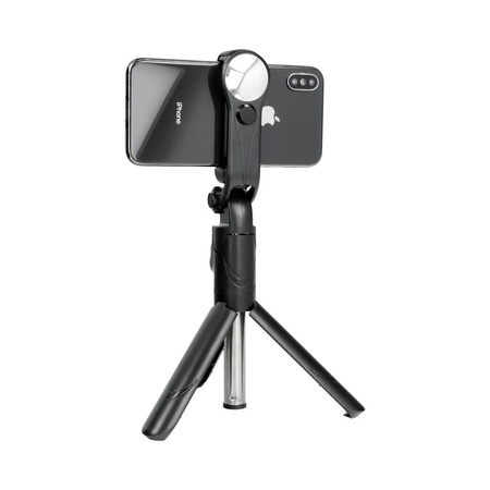 Tripod Selfie Stick with Mirror + Bluetooth Remote SSTR-11 black