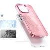 Glitter Case MagSafe for iPhone 16 Pro Max - pink with glitter