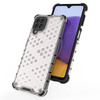 Honeycomb Case armor cover with TPU Bumper for Samsung Galaxy A22 4G blue