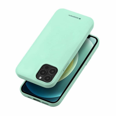 Etui SAMSUNG GALAXY M53 5G Matowy Silikon Mercury Soft Jelly miętowe