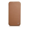 iCarer CE Premium Leather Folio Case iPhone 14 Pro Max Magnetic Flip Leder Folio Case MagSafe Braun (WMI14220716-BN)