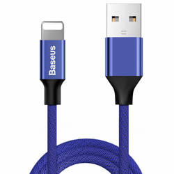 Baseus kabel Yiven USB - Lightning 1,8 m 2A niebieski