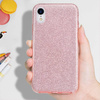 Etui IPHONE 14 Brokat Glitter różowe