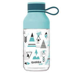 Quokka Ice Kids with strap - Butelka na wodę z tritanu 430 ml z paskiem (Indian)