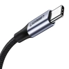 Ugreen CM556-Kabel mit USB-C- und DisplayPort 8K-Anschlüssen, 3 m lang – Grau