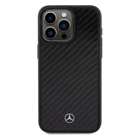 Oryginalne Etui MERCEDES hardcase Carbon Fiber Dynamic MEHCP15XRCABK do Iphone 15 Pro Max Czarny