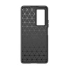 Carbon Case etui Xiaomi Poco F4 5G elastyczny silikonowy karbonowy pokrowiec czarne