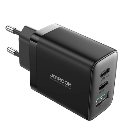 Joyroom JR-TCF10 fast charger 2x USB-C USB-A 32W - black