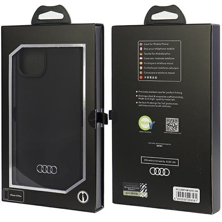 Audi Silicone Case for iPhone 15 Plus - black