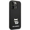 Karl Lagerfeld KLHCP14LSLCTBK iPhone 14 Pro 6,1" hardcase czarny/black Silicone Choupette Body