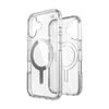 Speck Presidio Perfect-Clear MagSafe - Etui iPhone 16 (Clear / Chrome Finish / Serene Silver)